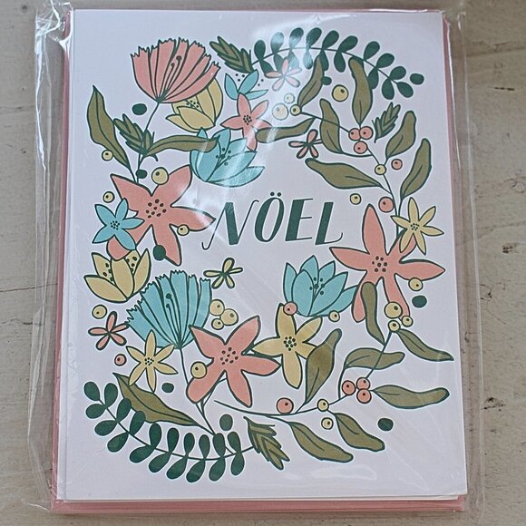 New - "Noel" Christmas Cards - Set of 6 Cards - Recycled, Eco - The Good Twin - Picture 2 of 3